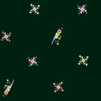 439750-男装衬衫花卉飞禽组合华亿平台