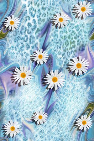 抽象印花华亿平台图片