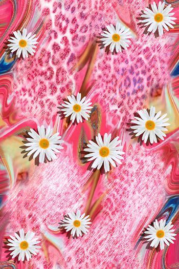 抽象印花华亿平台图片