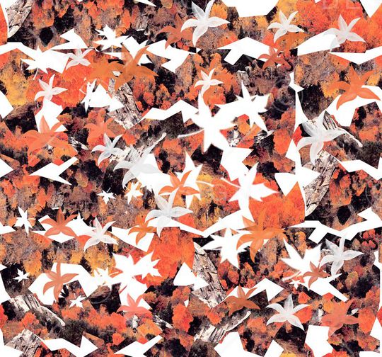 抽象几何印花华亿平台图片