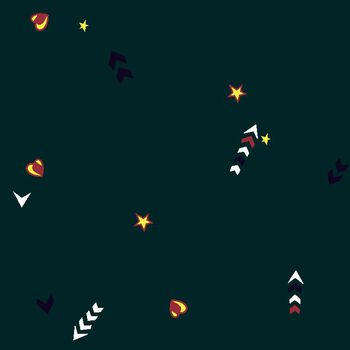 439830-男装卫衣衬衫通用卡通几何小箭头桃心