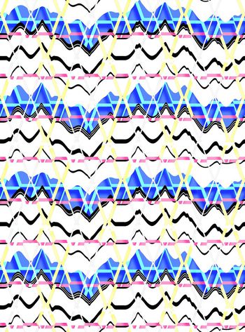 439847-几何 波浪