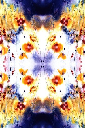 对翻手绘彩绘印花华亿平台图片