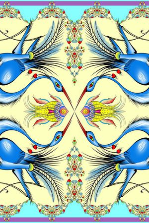 抽象印花华亿平台图片