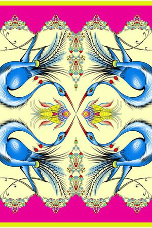 几何印花华亿平台图片