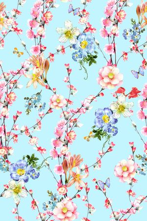 小清新印花华亿平台图片