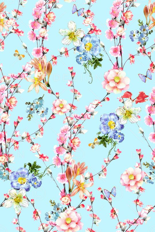 小清新印花华亿平台图片