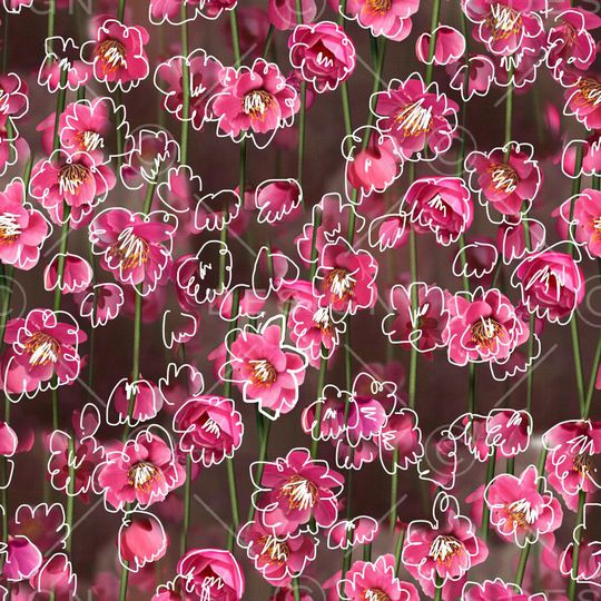 手绘印花华亿平台图片