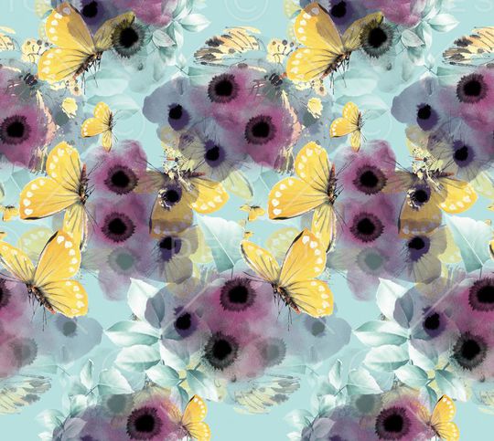 抽象淡雅印花华亿平台图片