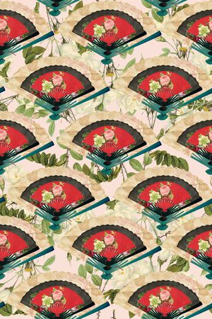 中国风印花华亿平台图片