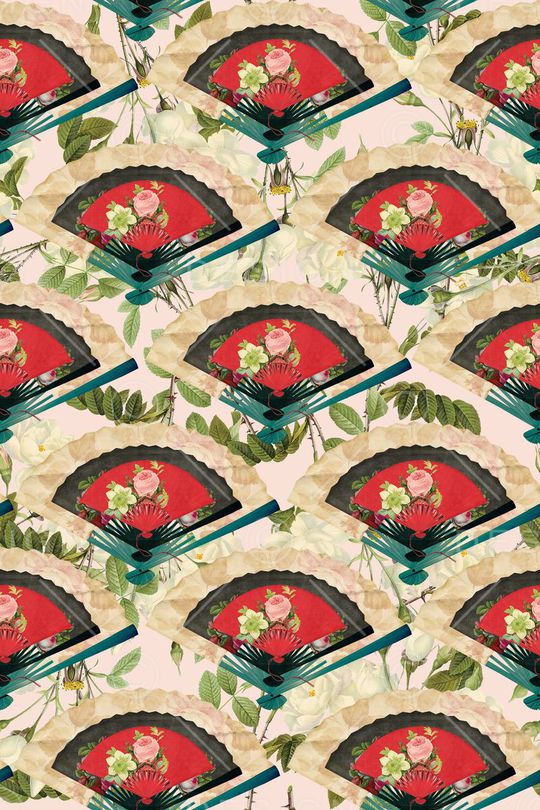 中国风印花华亿平台图片