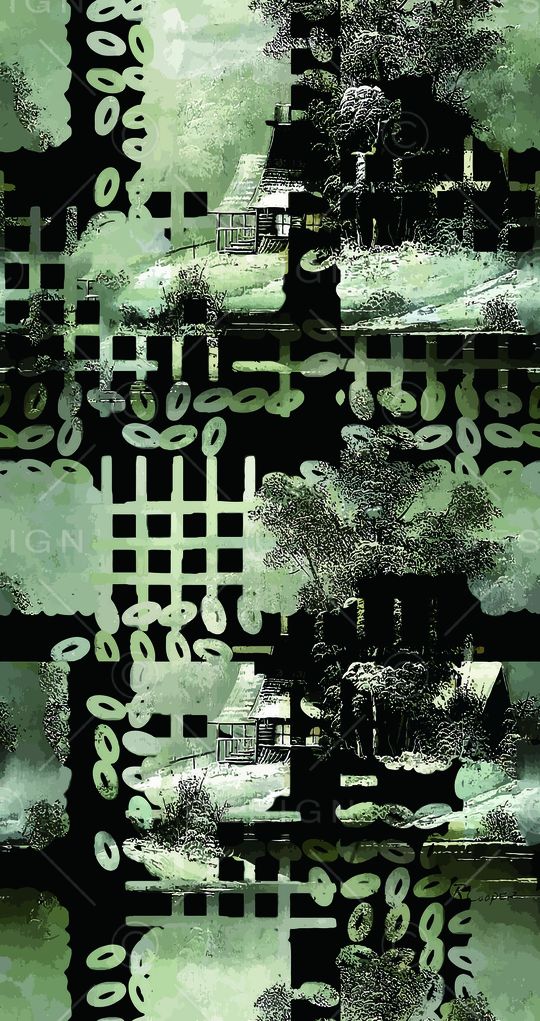 几何印花华亿平台图片