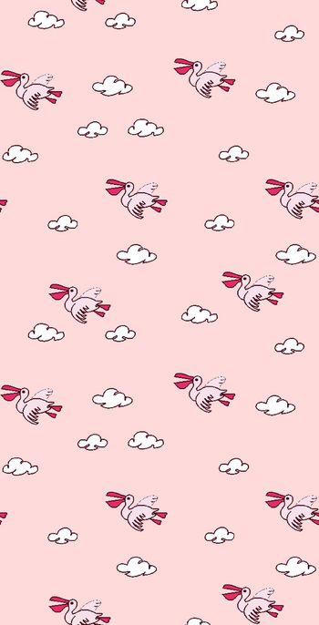 440154-卡通云朵天鹅