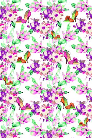 潮流时尚印花华亿平台图片