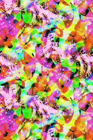 潮流时尚印花华亿平台图片