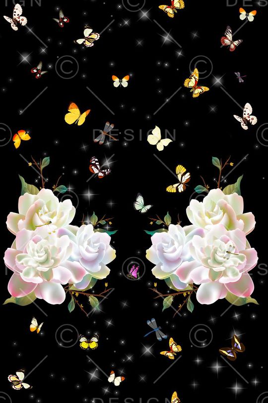 白花印花华亿平台图片