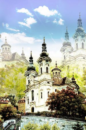 欧式印花华亿平台图片