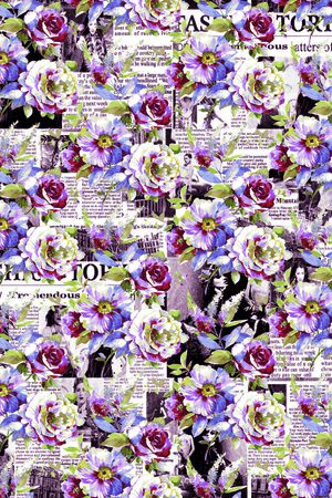 潮流时尚印花华亿平台图片