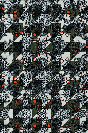 豹纹印花华亿平台图片