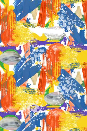 笔触印花华亿平台图片