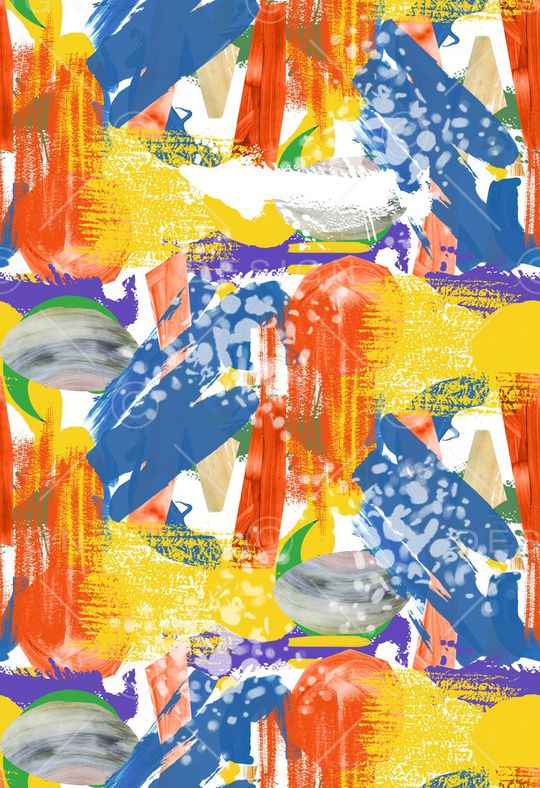 笔触印花华亿平台图片