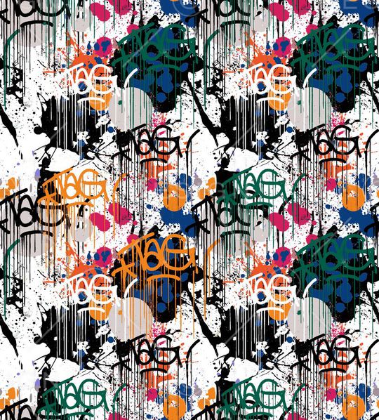 抽象印花华亿平台图片