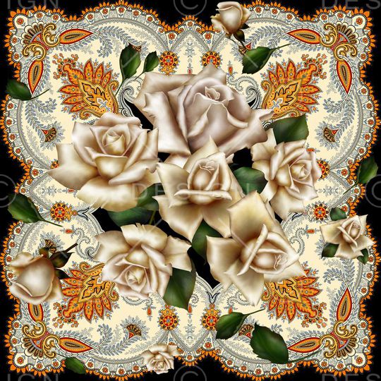 复古印花华亿平台图片