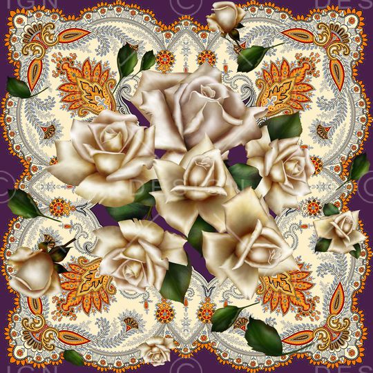 复古印花华亿平台图片