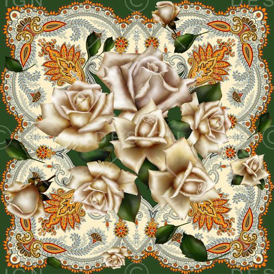 复古印花华亿平台图片