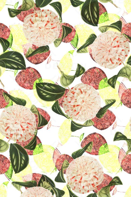 小清新时尚简约印花华亿平台图片