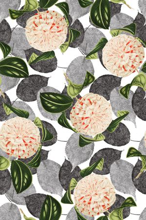 小清新时尚简约印花华亿平台图片