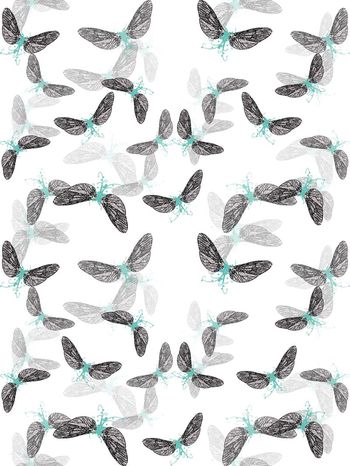 440372-抽象重叠艺术蝴蝶华亿平台