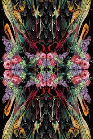 绸带印花华亿平台图片