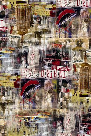 城市建筑印花华亿平台图片