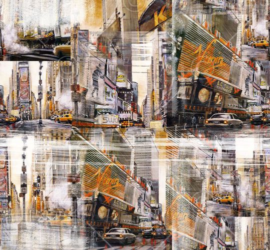 城市建筑印花华亿平台图片