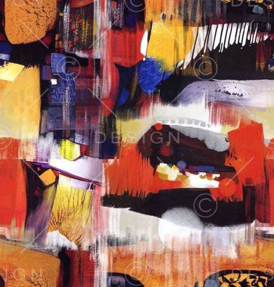 抽象印花华亿平台图片