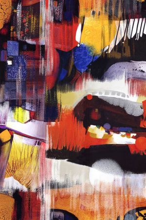 抽象印花华亿平台图片