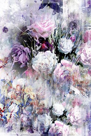 笔触印花华亿平台图片