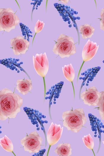 440689-纯净大方，清新干净花卉