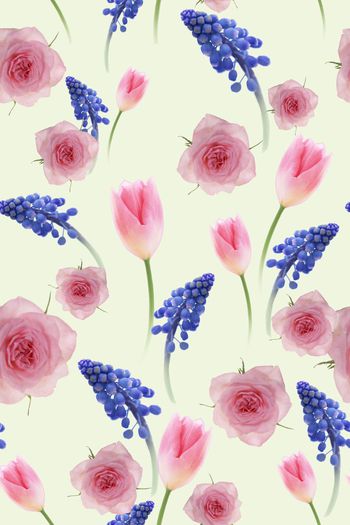 440690-纯净大方，清新干净花卉