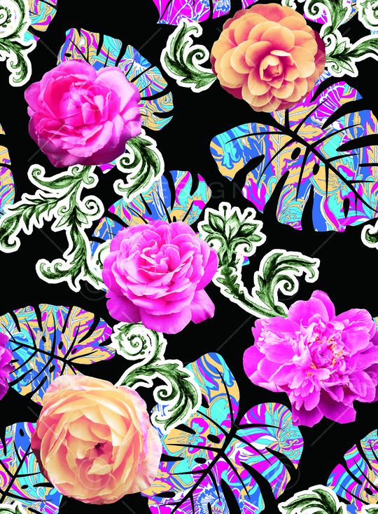 热带印花华亿平台图片