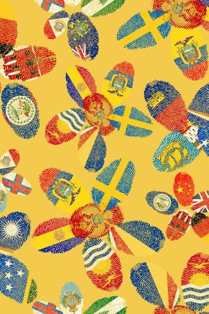 国旗印花华亿平台图片