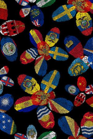 国旗印花华亿平台图片