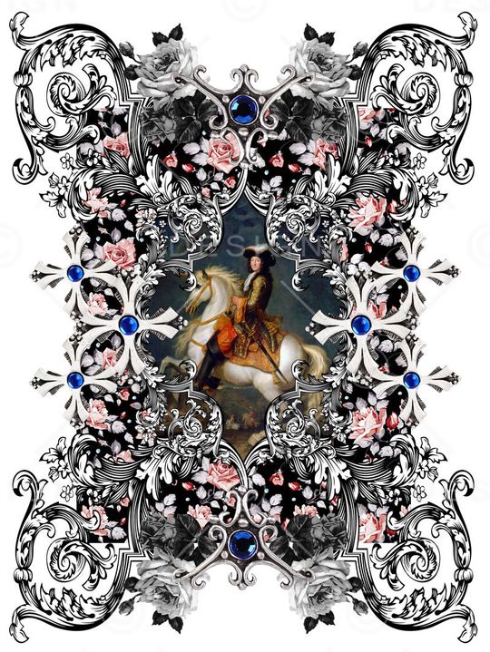 欧式花纹印花华亿平台图片