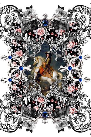 欧式花纹印花华亿平台图片