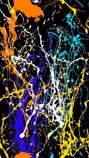 440956-油墨喷漆喷溅油漆墨点四溅女装休闲服