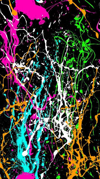 440957-油墨喷漆喷溅油漆墨点四溅女装休闲服