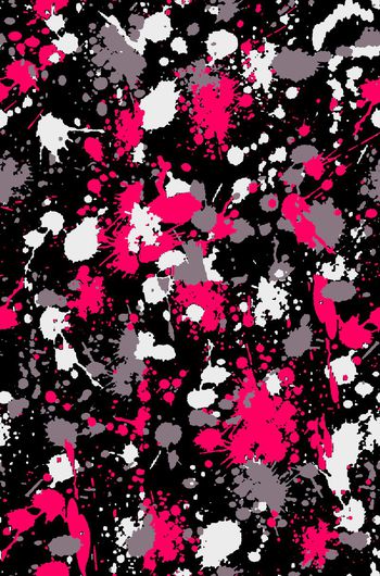 441016-油墨喷漆泼洒墨点笔刷女装衬衣男装休