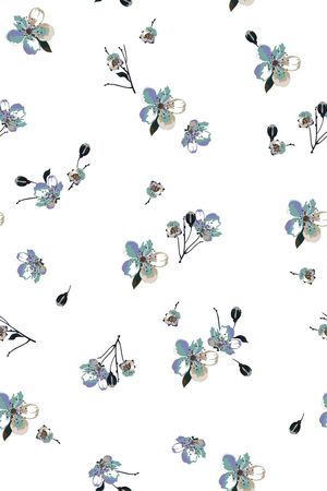 L.D~花卉印花华亿平台图片