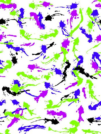 441039-油墨喷溅油漆泼洒笔触点彩直筒裤女装